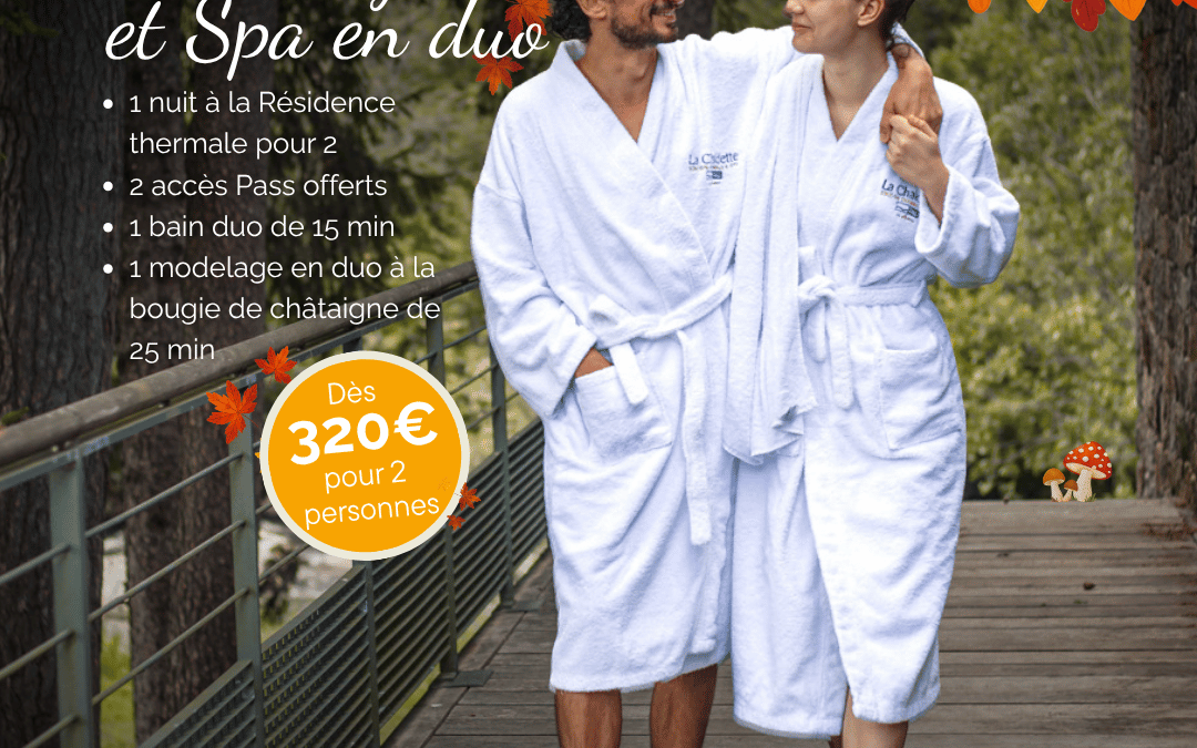 Forfait Escapade cocooning et spa en duo à La Chaldette : votre parenthèse bien-être en Aubrac